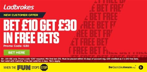 ladbrokes bet 10 get 30 promo code